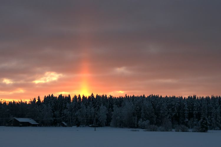 Auringon nousu 24.1.2010